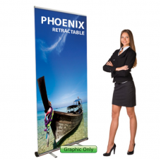 Custom Printed Banner for Phoenix Retractable Stand 33"x79"
