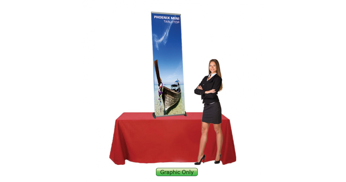 Graphic for Phoenix Mini Table Top Stand - Graphic Design Services