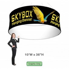 10 x 3 ft. Hanging Banner Circle (Graphic Only)