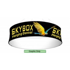 12 x 2.7 ft. Hanging Banner Circle Double-Sided (Graphic Only)