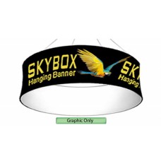 15 x 3.5 ft. Hanging Banner Circle Double-Sided (Graphic Only)
