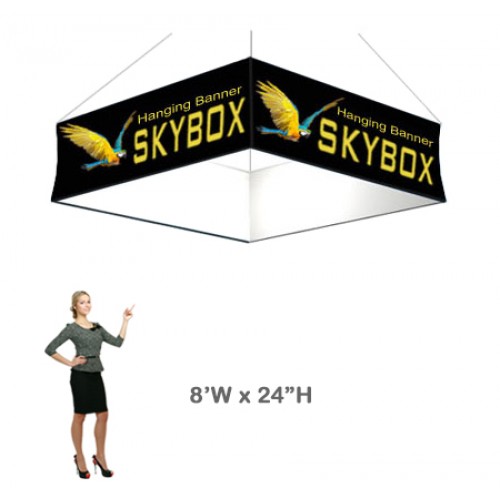 8 x 2 ft. Hanging Banner Square