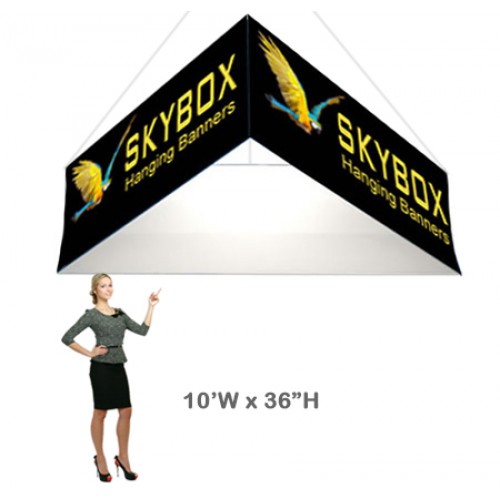 10 x 3 ft. Hanging Banner Triangle