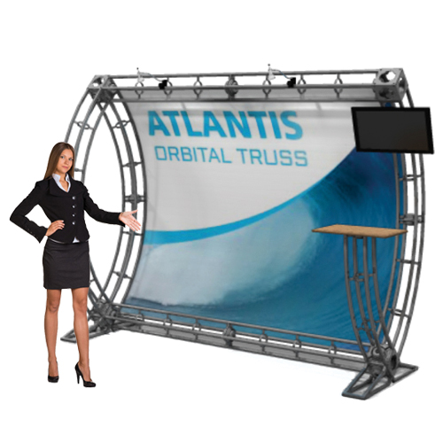 Literature Rack For Truss Systems