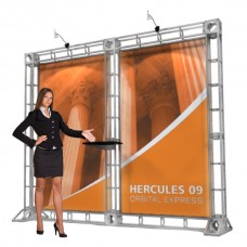 Truss System Hercules 10ft Booth Tradeshow Truss System Booth Kit 9