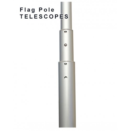 Flag Pole Banner with Double Sided Printed Flag Mondo 13 ft Tall