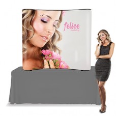 TradeShow TableTop Pop Up Display 6ft Full Laminated Graphic Included