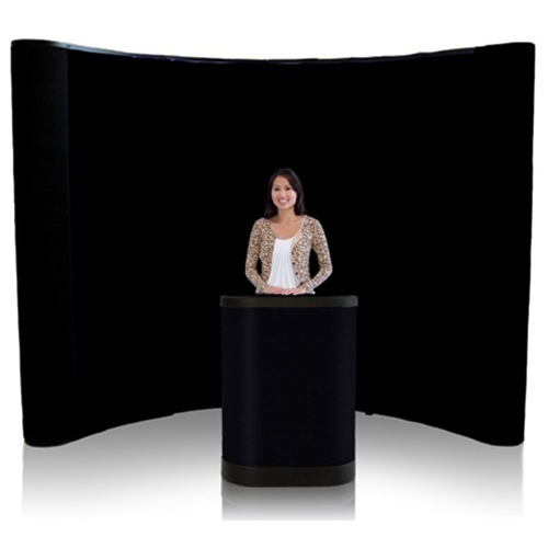 Trade Show Pop Up Advertising Booth 10ft Wide Full Graphic Included