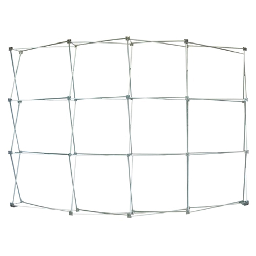 10 x 7.5 ft. RPL Fabric Pop Up Display Curved (Graphic Package)