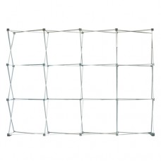 10 x 7.5 ft. RPL Fabric Pop Up Display Straight (Hardware Only)