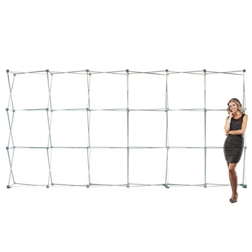 15ft x 7.5ft Straight RPL Fabric Pop Up Display