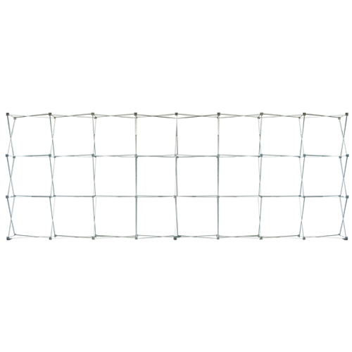 Stretch Fabric Pop Up Display Large Portable Booth 20ft Straight RPL
