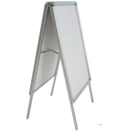 Double-Sided Sign Display Holders with Black Border