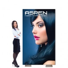 Aspen Fabric Frame System -- 4 ft x 7 ft, Single-Sided, Graphic Package (Frame & Graphic)
