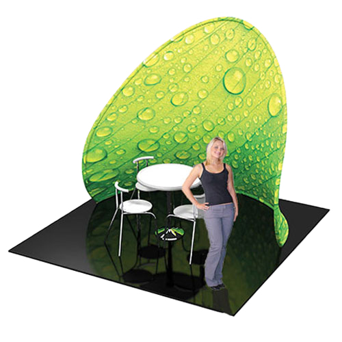 Tradeshow Conference Wall with Double Stretch Graphic 8ft Potato Chip