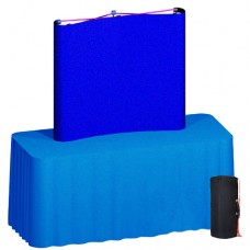 Tabletop Popup Display Kit Coyote Mini 4w x 4h with Plush Fabric