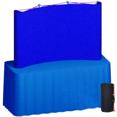 Tabletop Popup Display Kit Coyote Mini 6w x 4h with Plush Fabric