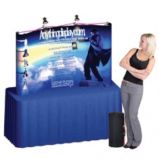 Tabletop Popup Display Coyote Mini 6w x 4h with Printed Graphics