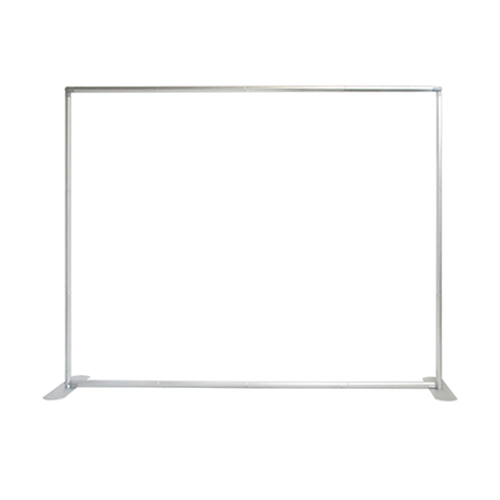 EZ Tube Display Straight Booth with Stretch Fabric Graphic 8ft wide