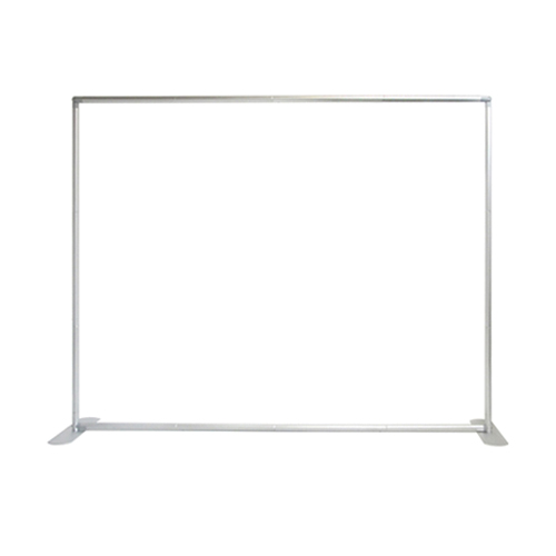 EZ Tube Display Straight Booth with Stretch Fabric Graphic 8ft wide