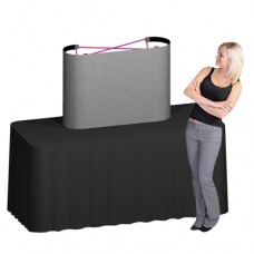 Tabletop Popup Display Plush Fabric Pop Up Straight 4ft x 2.5ft high