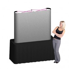 Tradeshow Tabletop Popup Display Plush Fabric Pop Up Straight 6w x 5h