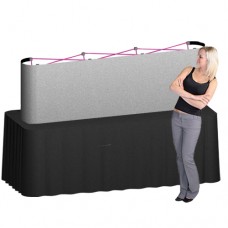Tabletop Popup Display Plush Fabric Pop Up Straight 8w x 2.5h
