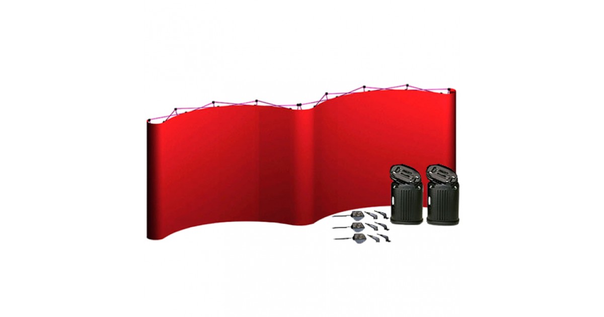 Tradeshow Display Booth Kit 19ftx7ft | Anything Display