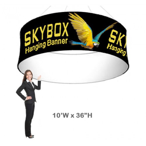 10 x 3 ft. Hanging Banner Circle (Graphic Only)