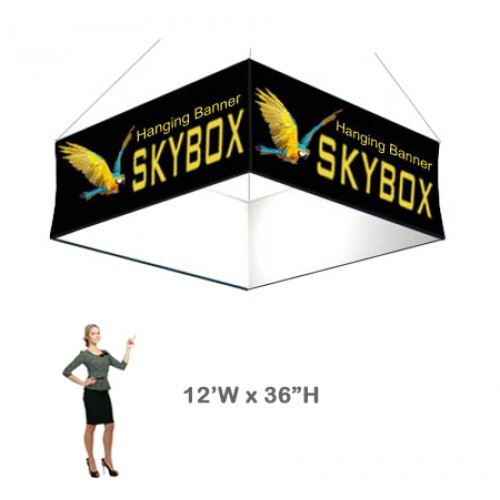 10 x 3 ft. Hanging Banner Square
