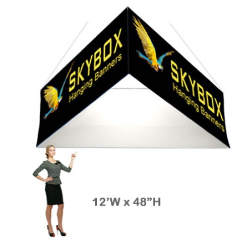 12 x 4 ft. Hanging Banner Triangle