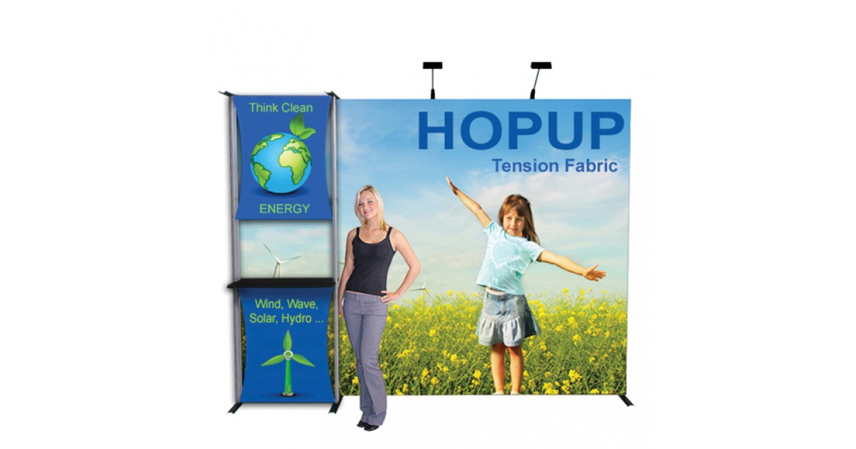 Hopup Pop Up Booth Kit 4 10ft | Anything Display