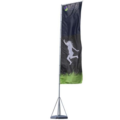 23ft Mondo Flag Pole With Double Sided (Graphic Package)