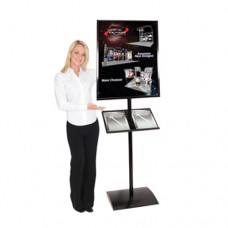 Sign Stand Observe Grand Info Center with Literature Holder