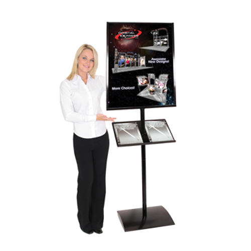 Sign Stand Observe Grand Info Center with Literature Holder