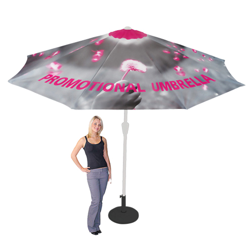 Outdoor Advertising Umbrella, Personalized for Marketing Displays 