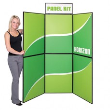 Fabric Panel Booth Display Horizon 6 Panel Floor Standing Display