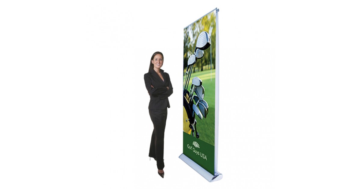 Wingstack Promotion Display Telescopic Display Silver Wing 35in | Anything Display