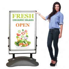 Sidewalk Front Store Sign Double Sided Outdoor Display 24x36 Poster