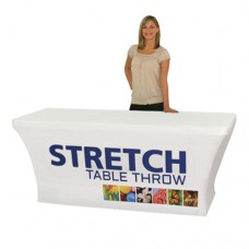 Stretch Fabric Table Cover Fits 6ft Table Printed Full Color Dye Sub