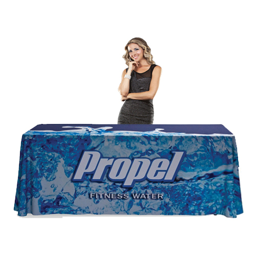 Outdoor Advertising Kit Tent with Double Sided Flag and Table Cover