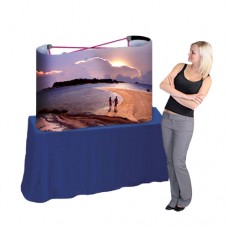 Tabletop Pop up Display Booth Coyote 48w x 30h Full Graphics