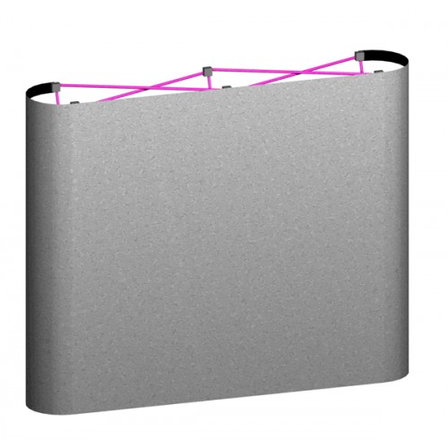 Tradeshow Tabletop Popup Display Plush Fabric Pop Up Straight 6w x 5h