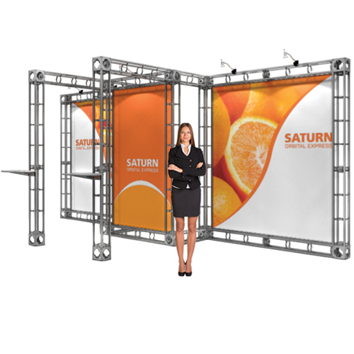 Custom Printed Graphic for Saturn Truss 10'x20' Display 