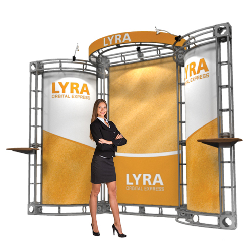 Lyra Truss System 10ft Truss Backwall Booth Twist & Lock Frame