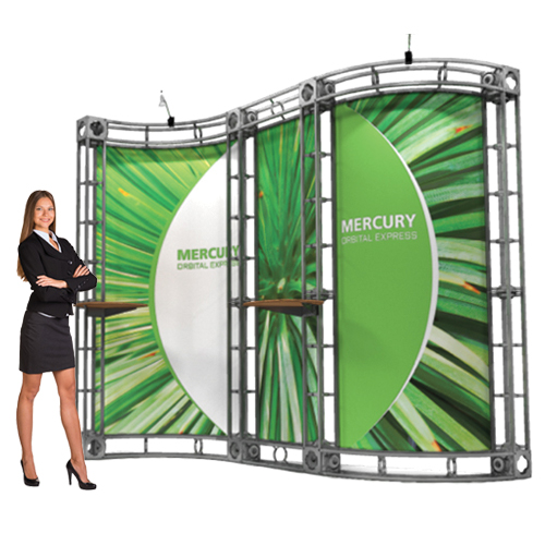 Mercury Truss Frame Trade Show Booth 10ft Truss System