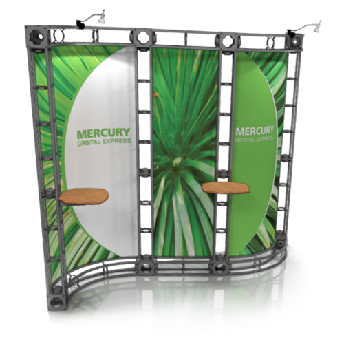 Mercury Truss Frame Trade Show Booth 10ft Truss System