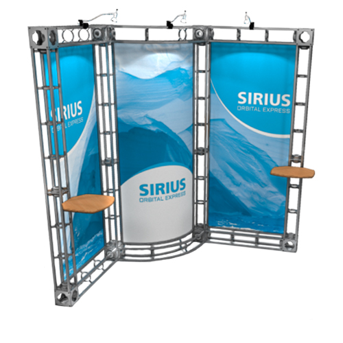 Sirius Truss Frame Trade Show Booth 10ft Truss System