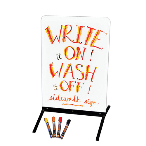 Sidewalk Sign Portable Marker Board Double Sided 24x36 Sign Stand