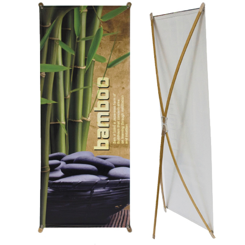 Bamboo Banner 28 wide Zen Tradeshow Graphic Only